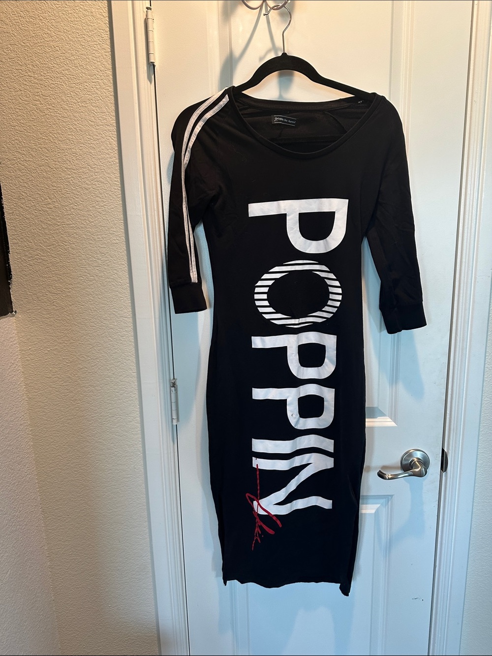 Form fitting maxi dress with custom back cutouts
